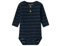 Name It dark sapphire striped bodysuit